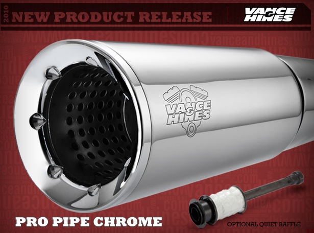Vance & Hines Pro Pipe 2-into-1 performance exhaust. &...